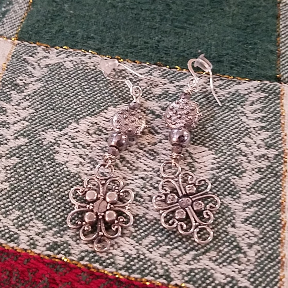 Handmade beaded earrings